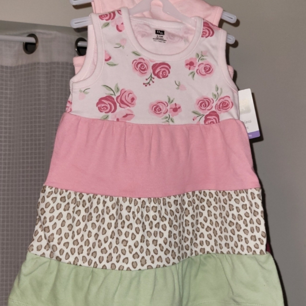 Hudson Baby 2 Girls Dresses 9 To 12 Mo.